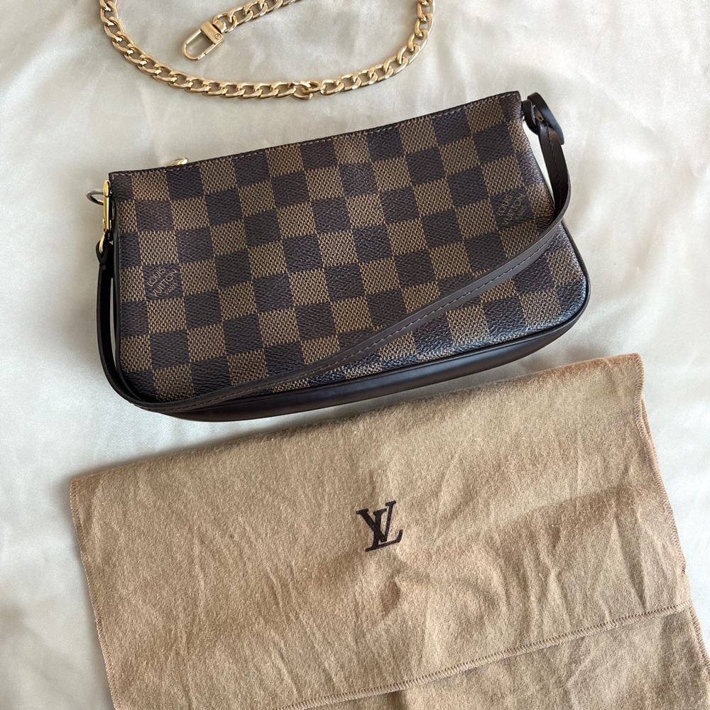 SOLD 🩷 Louis Vuitton Damier Navona Pochette Accessories - Picture 15 of 16